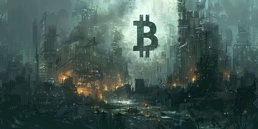 bitcoin digital gold in dystopian city