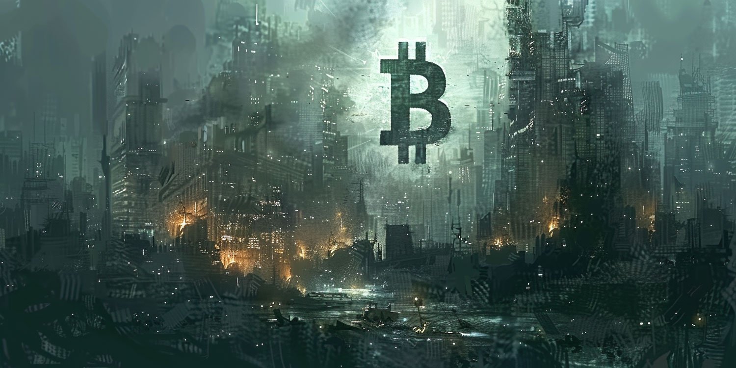 bitcoin digital gold in dystopian city