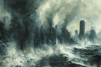 The great collapse, san francisco hit by tsunami