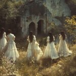 Circle of the Eldritch Bloom - Girls in white gowns