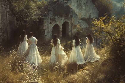Circle of the Eldritch Bloom - Girls in white gowns