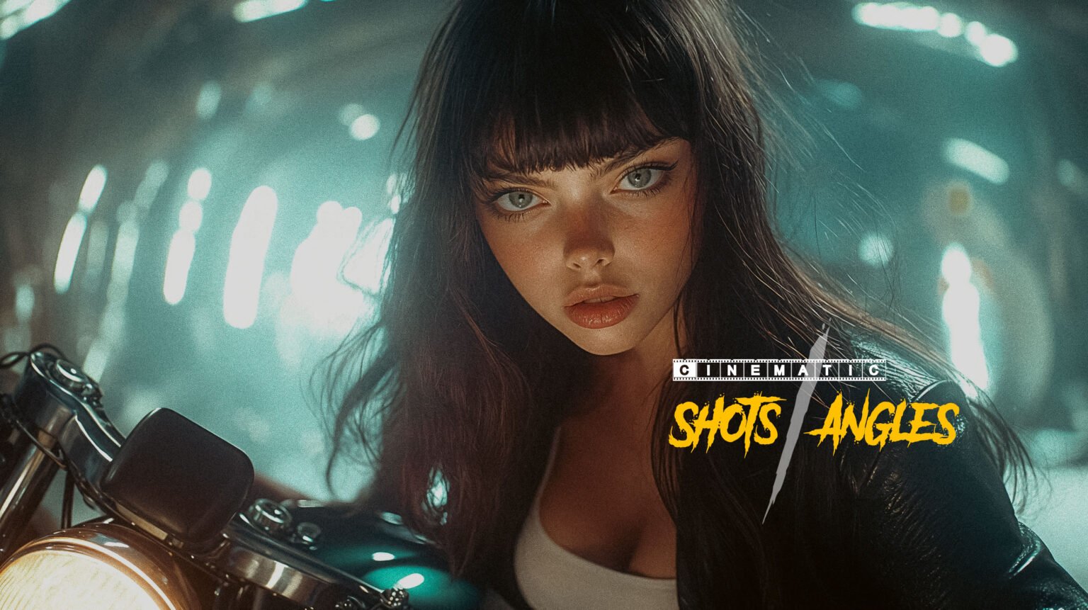 Cinematic Shots and Camera Angles, featuring Asami Freya in a harley davidson motorcycle